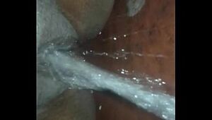 my gf pissing